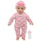 Little Darlings: 14" Kiss N Tickles Baby Doll - Pink, White, Swan - Soft Body, Sounds, Light Up Cheek, Accessories, New Adventures, Toddler Kid Age 2+